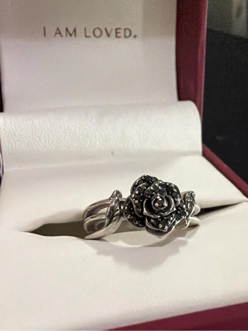 Disney Malificent Black Diamond And Sterling Silver Ring From Helzberg Diamonds